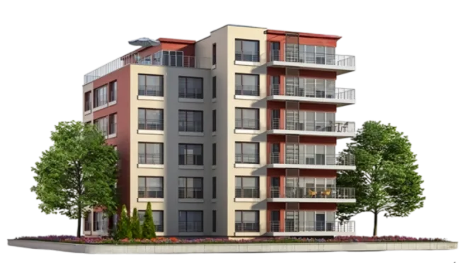 3D Model of Apartment Building