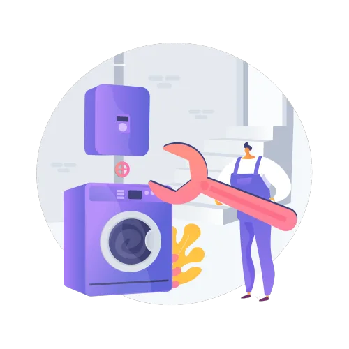 Washing Machine Repair Vectors