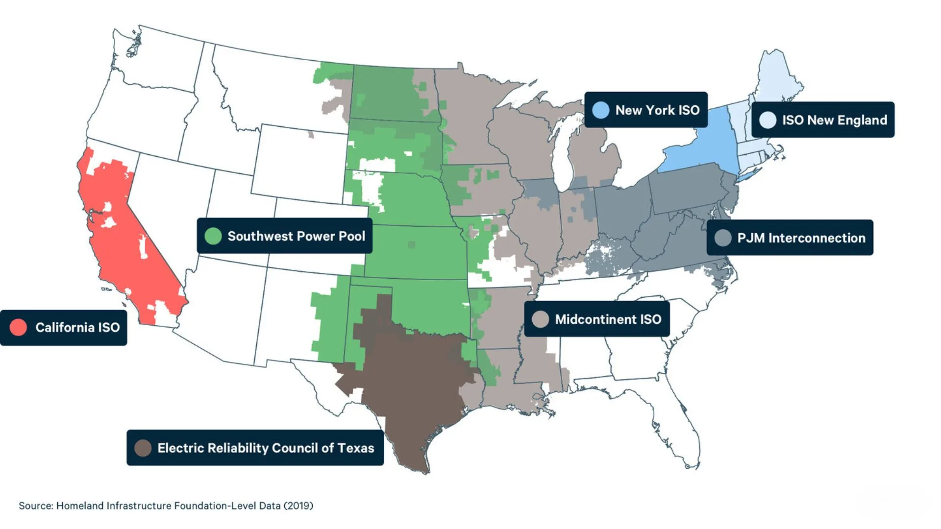 Regional Transmission Organization Map