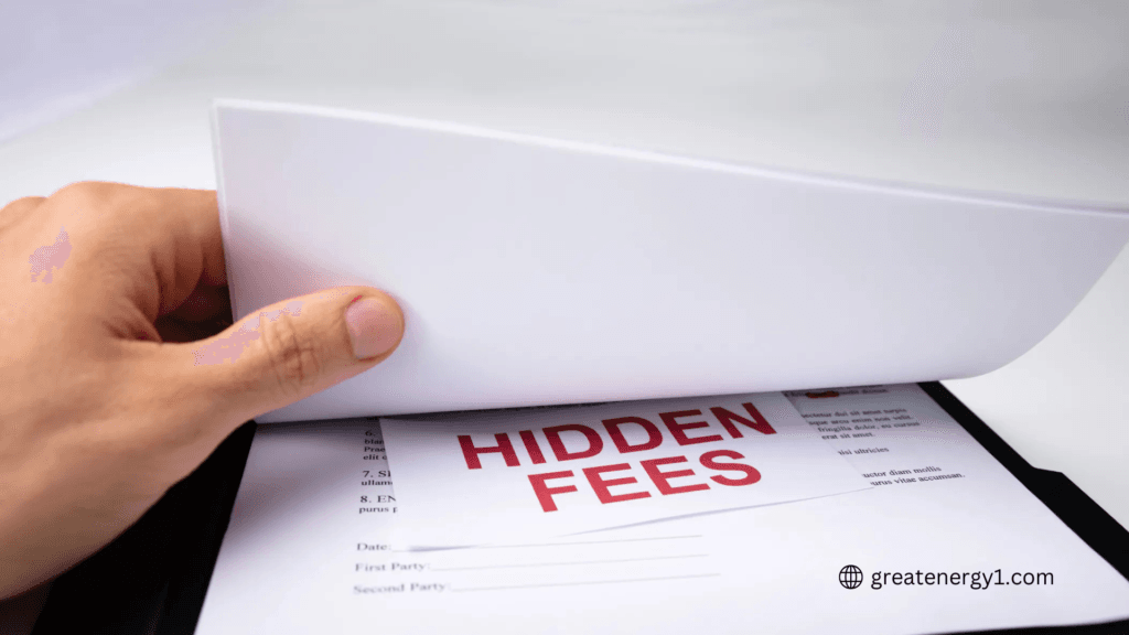 Identify Hidden Fees - Electricity Contract